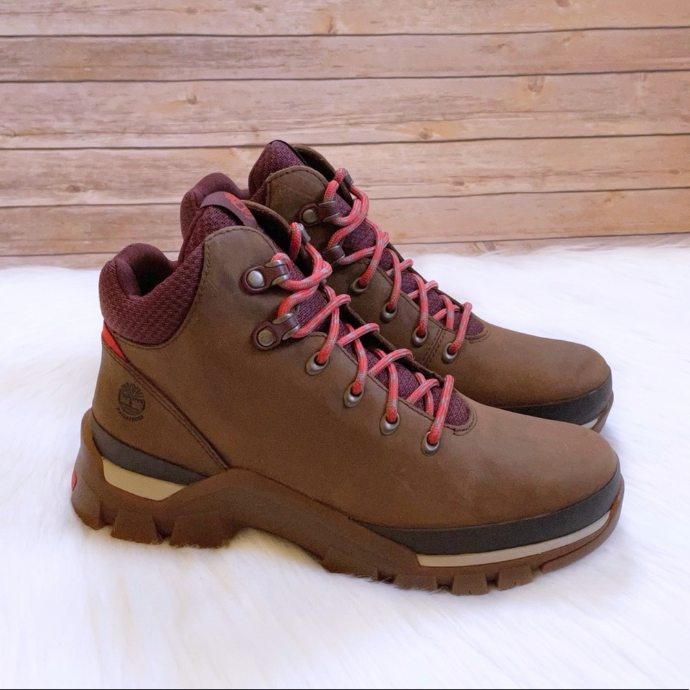 Timberland Women’s Jenness Falls Waterproof Hiker Boots In Brown - Picture 1 of 8